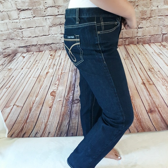 Calvin Klein Skinny Blue Jeans - Picture 3 of 6